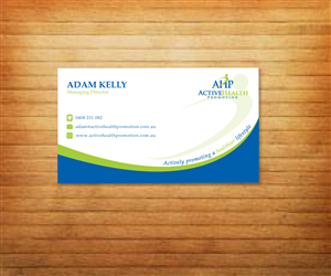Business Card Design by Fadzli Razali for Active Health Promotion | Design #2272072