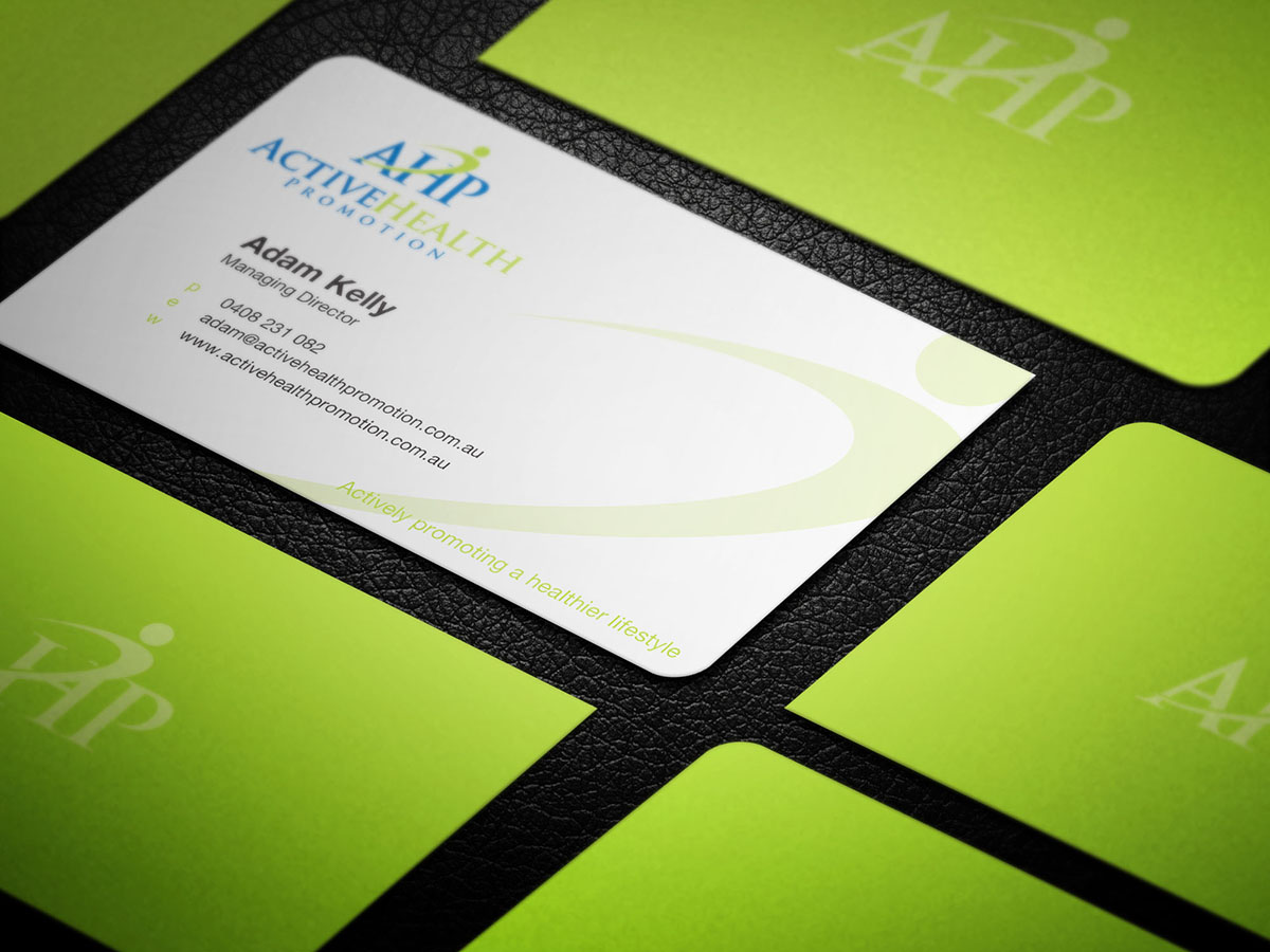 Design de Carte de Visite par Abduct_Design pour Active Health Promotion | Design #2270736