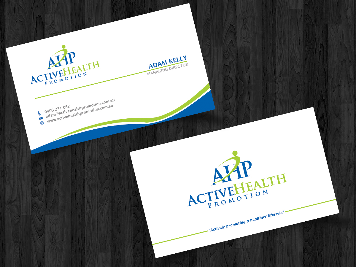 Design de Carte de Visite par Straw Hat pour Active Health Promotion | Design #2273287
