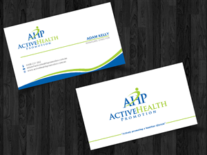 Business Card Design by Straw Hat for Active Health Promotion | Design #2273287