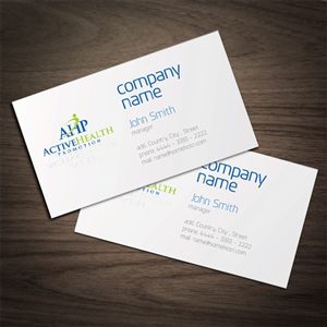Business Card Design by krish for Active Health Promotion | Design #2277057