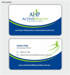 Diseño de Tarjeta de Presentación por IneseRo para Active Health Promotion | Diseño: #2256856
