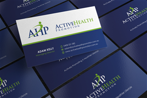 Diseño de Tarjeta de Presentación por logodentity para Active Health Promotion | Diseño: #2258155