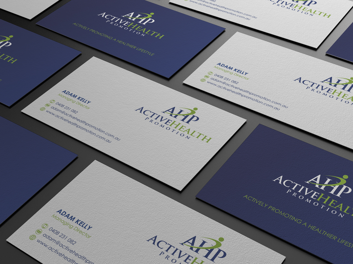 Diseño de Tarjeta de Presentación por logodentity para Active Health Promotion | Diseño #2258156