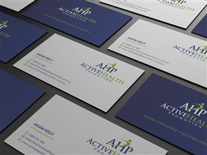 Diseño de Tarjeta de Presentación por logodentity para Active Health Promotion | Diseño: #2258156