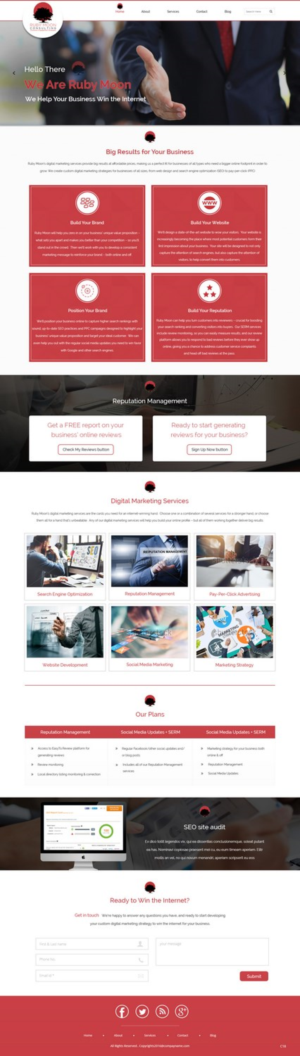 Web-Design von pb für Ruby Moon Consulting | Design: #10884585