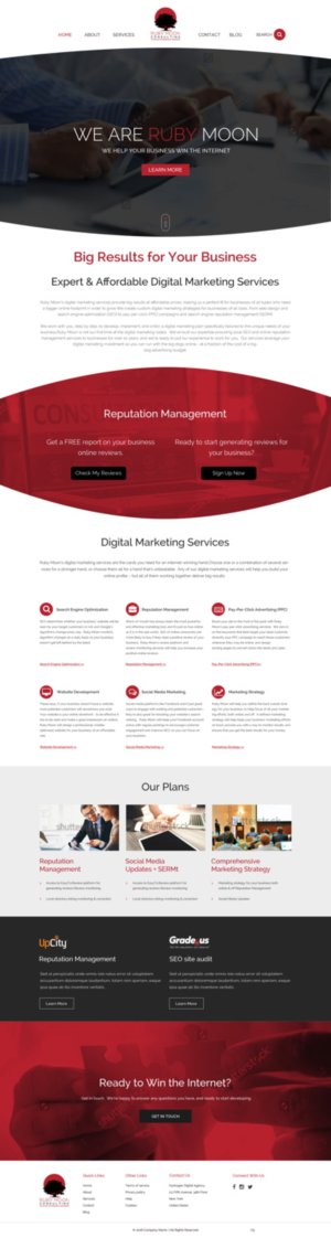 Web-Design von pb für Ruby Moon Consulting | Design: #10884606