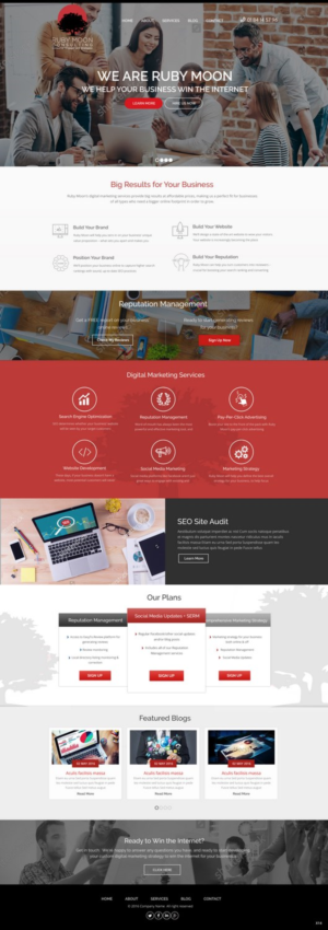 Web-Design von pb für Ruby Moon Consulting | Design: #10954340