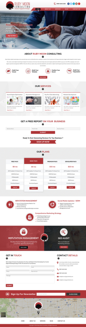 Web-Design von Sbss für Ruby Moon Consulting | Design: #10895992