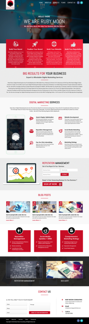 Web-Design von Sbss für Ruby Moon Consulting | Design: #10932297