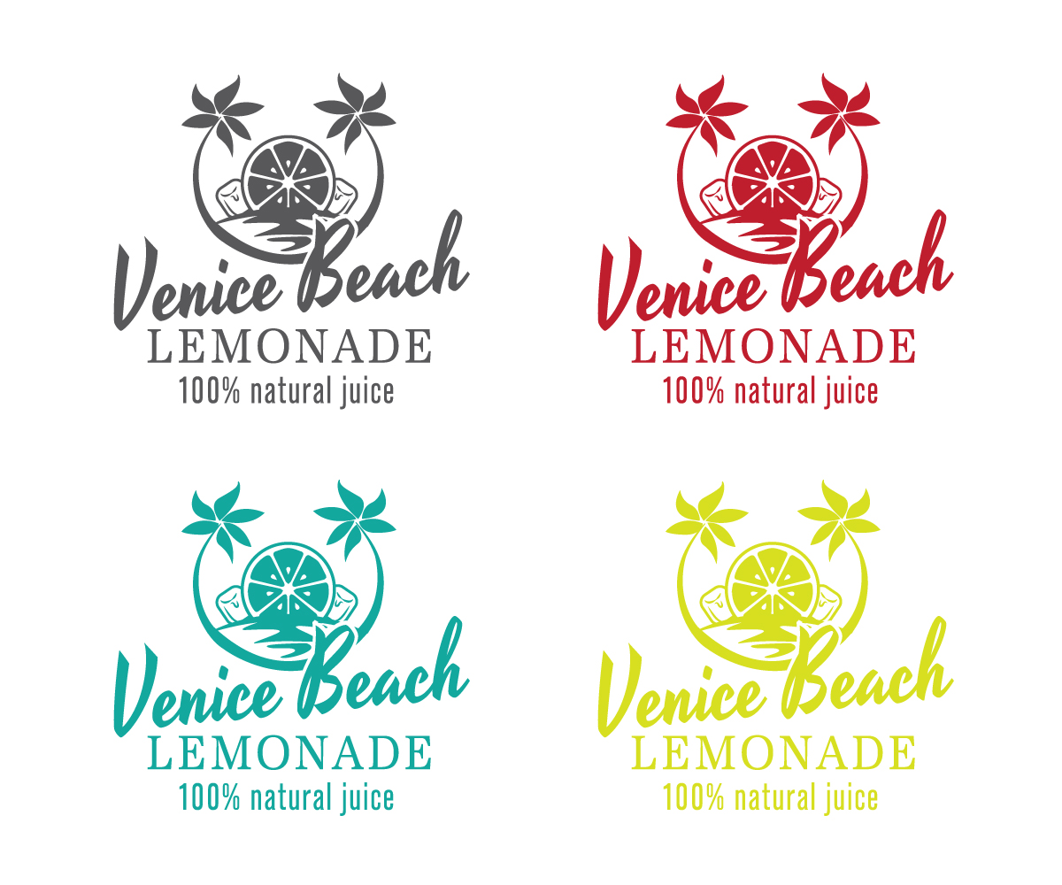Logo Design by Nair Nascimento for Venice Beach Lemonade | Design #10879887