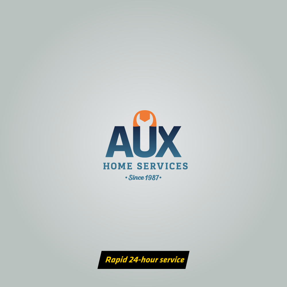 Diseño de Logo por 41ex para Aux Mechanical, inc | Diseño #10869129