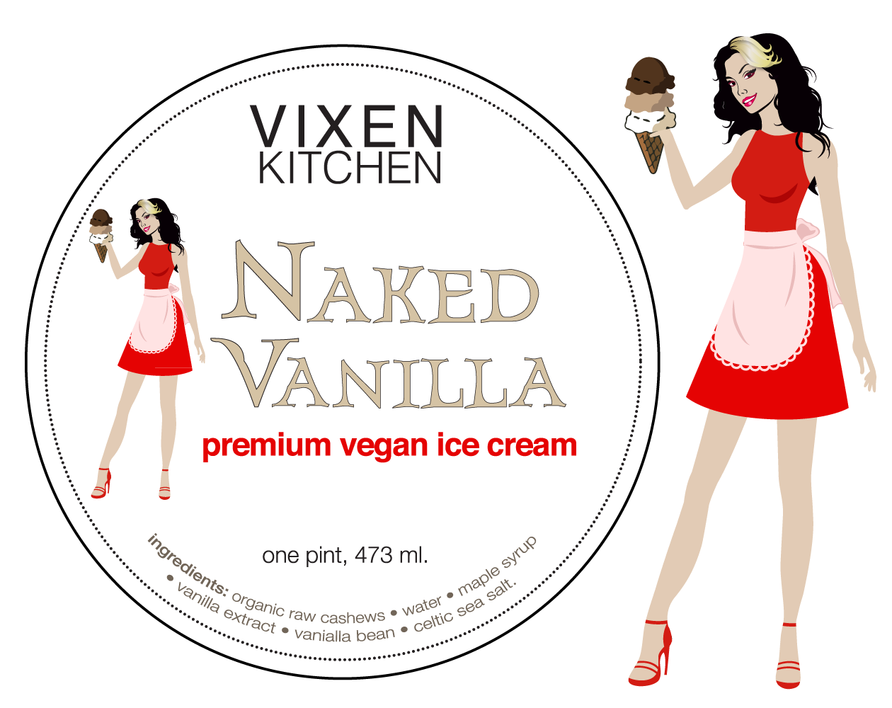 Character Design by briliana for VIXEN KITCHEN | Design #2298746