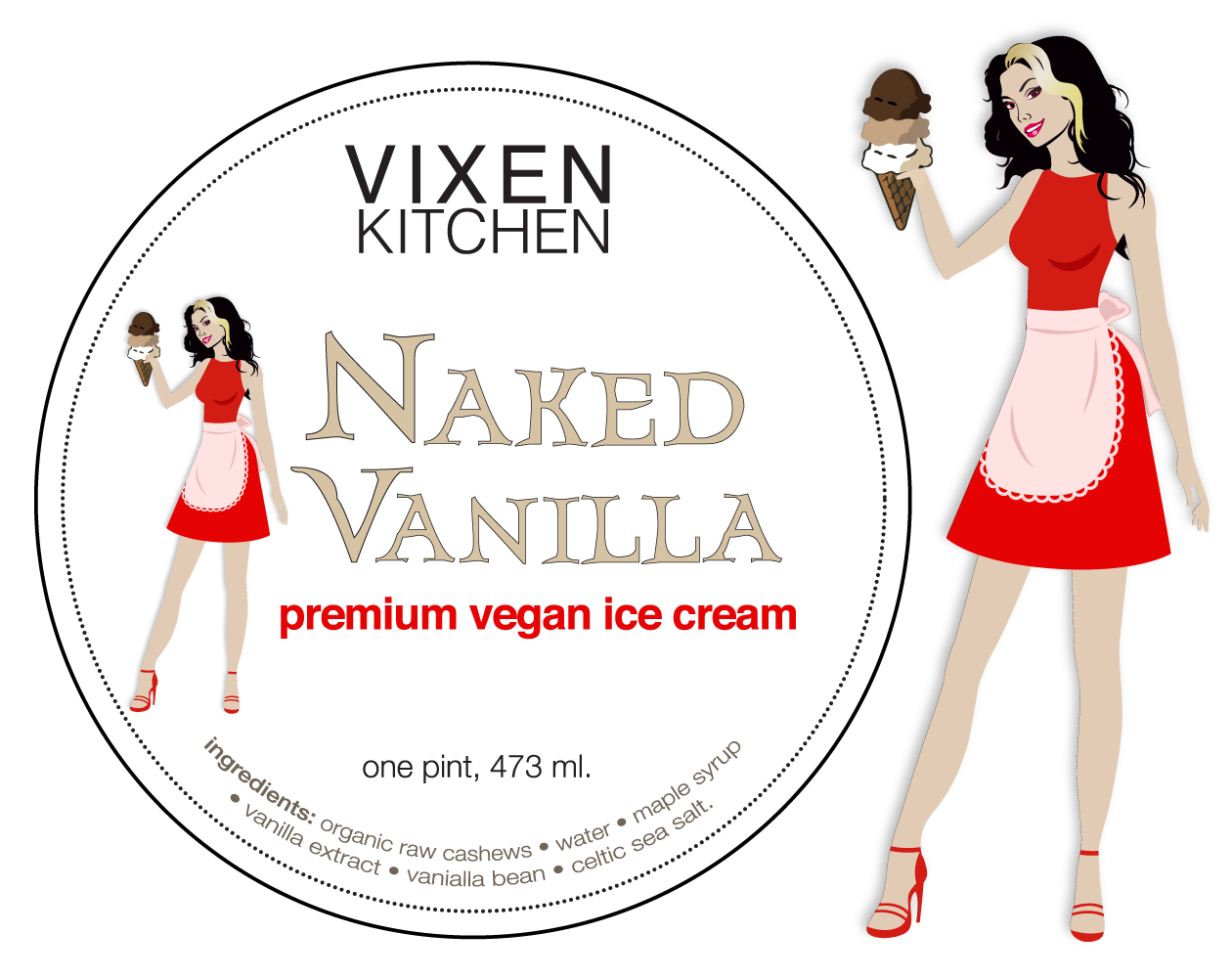 Design de Figurine par briliana pour VIXEN KITCHEN | Design : #2298749