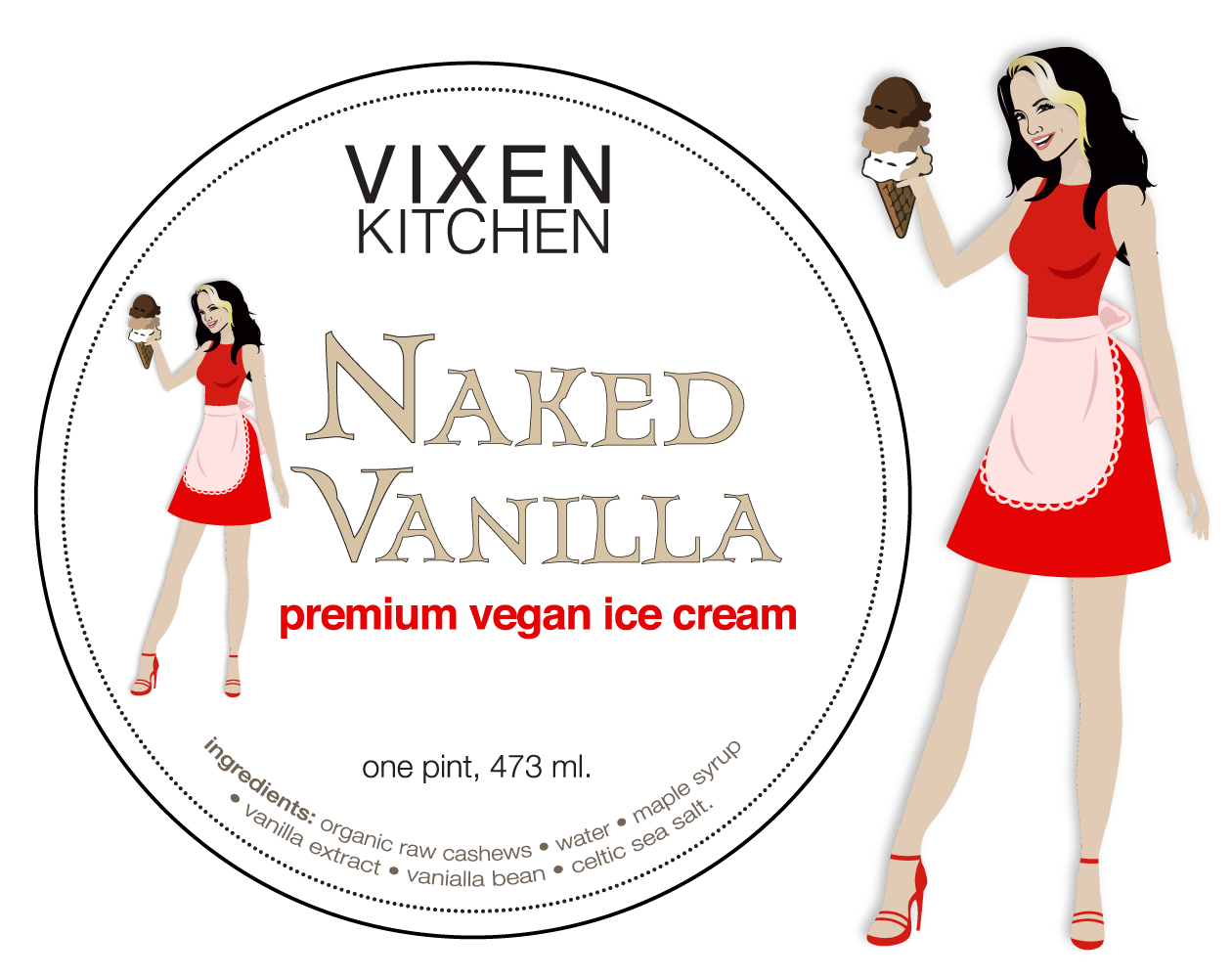 Character Design by briliana for VIXEN KITCHEN | Design #2298753