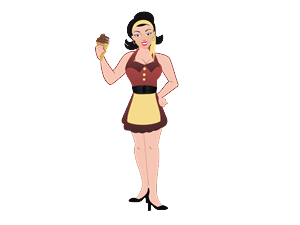 Diseño de Personaje por Blueberry para VIXEN KITCHEN | Diseño #2283382