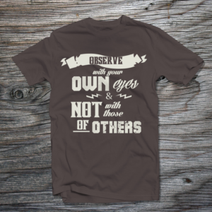 T-shirt Design by Eral Besoña for this project | Design: #10938977