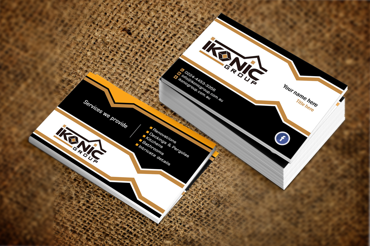 Business Card Design by Sandaruwan for ikonic group | Design #10899178