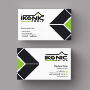 Business Card Design by INDIAN_Ashok for ikonic group | Design: #10892146