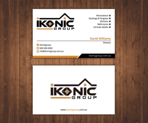 Visitenkarten-Design von Stylez Designz für ikonic group | Design: #11040372