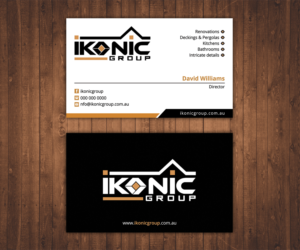 Visitenkarten-Design von Stylez Designz für ikonic group | Design: #11040373