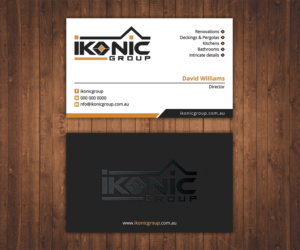 Visitenkarten-Design von Stylez Designz für ikonic group | Design: #11040374