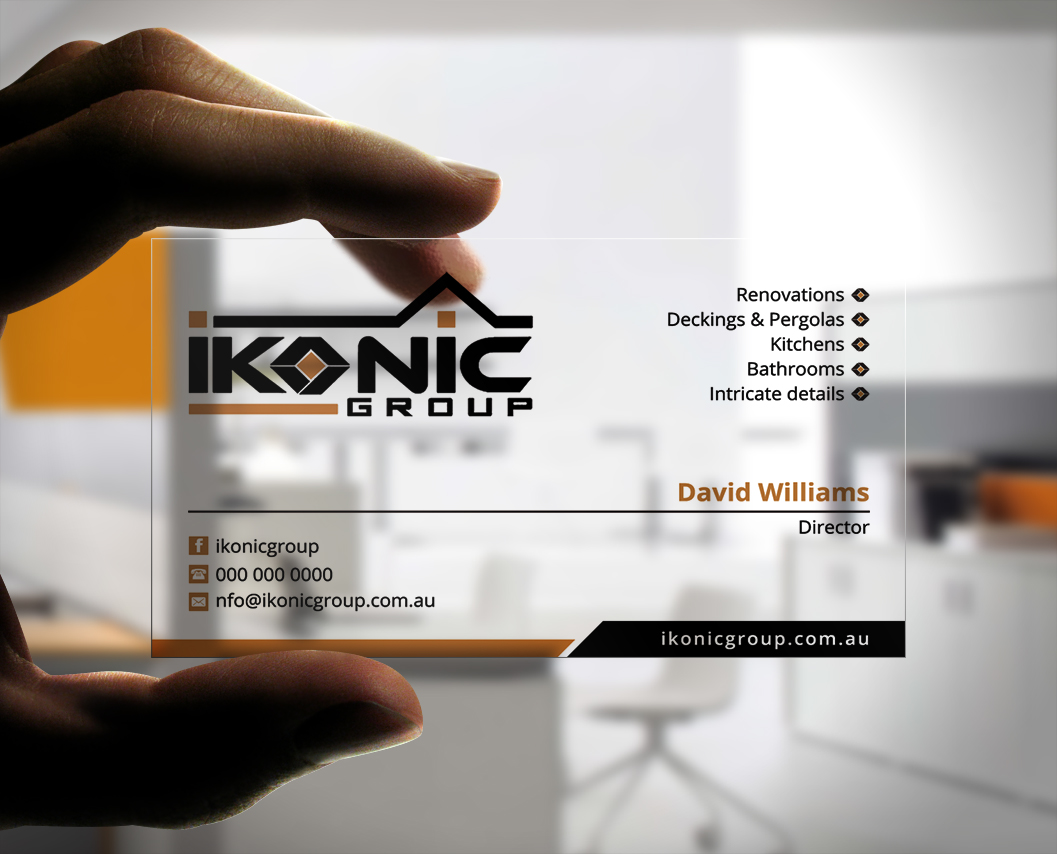 Visitenkarten-Design von Stylez Designz für ikonic group | Design #11040375