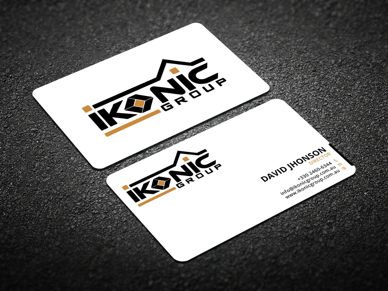 Business Card Design by Verified artistry (Design garden) for ikonic group | Design #10895846