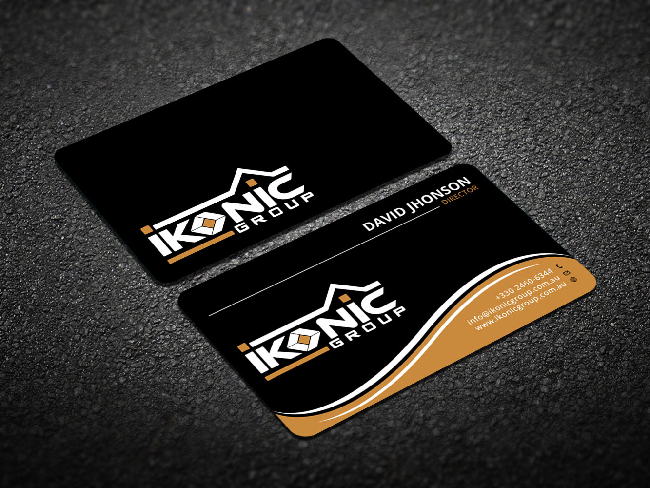 Visitenkarten-Design von Verified artistry (Design garden) für ikonic group | Design #10895849