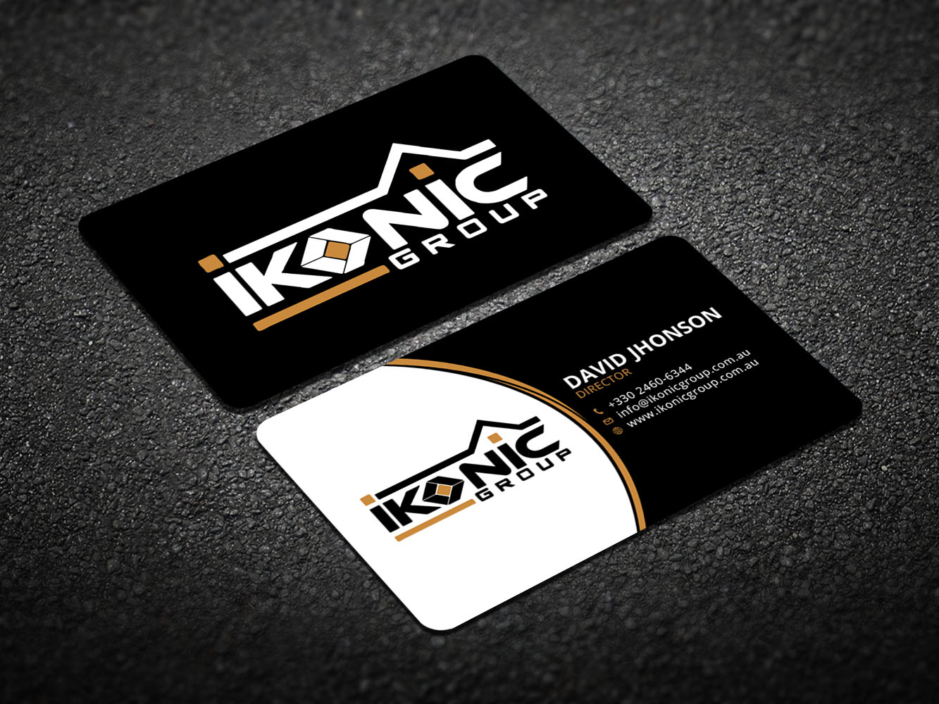 Business Card Design by Verified artistry (Design garden) for ikonic group | Design #10895858