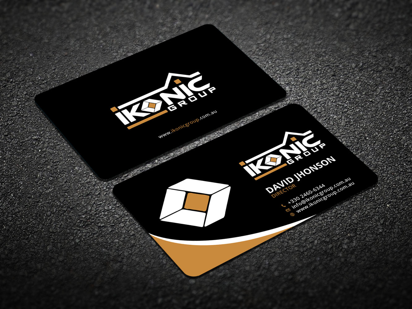 Visitenkarten-Design von Verified artistry (Design garden) für ikonic group | Design #10895861