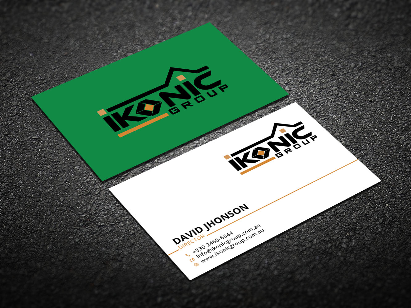 Business Card Design by Verified artistry (Design garden) for ikonic group | Design #10895889