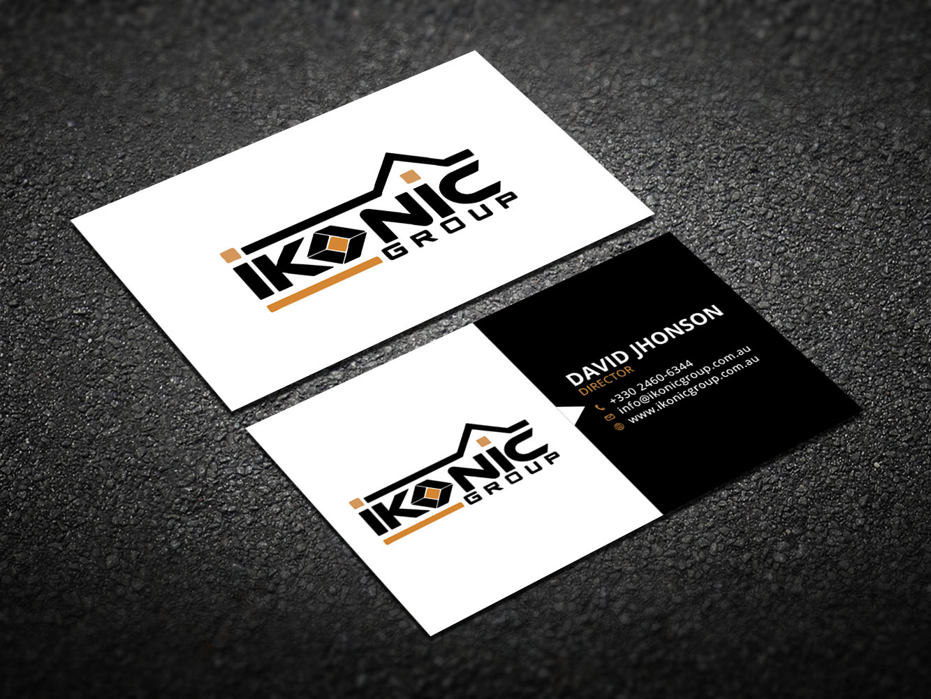 Business Card Design by Verified artistry (Design garden) for ikonic group | Design #10895892