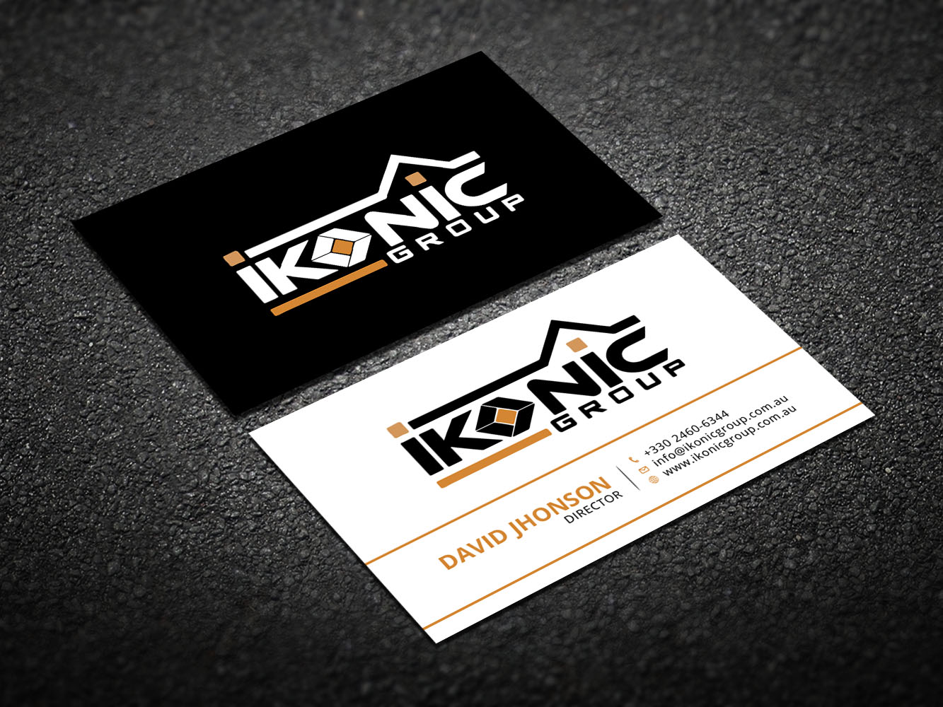 Business Card Design by Verified artistry (Design garden) for ikonic group | Design #10895900