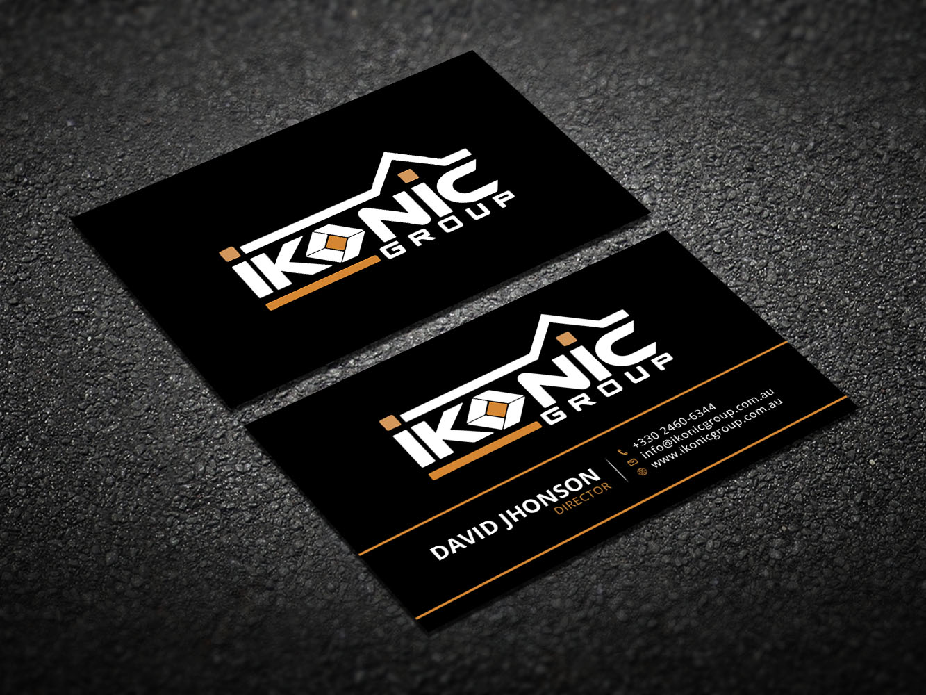 Business Card Design by Verified artistry (Design garden) for ikonic group | Design #10895901