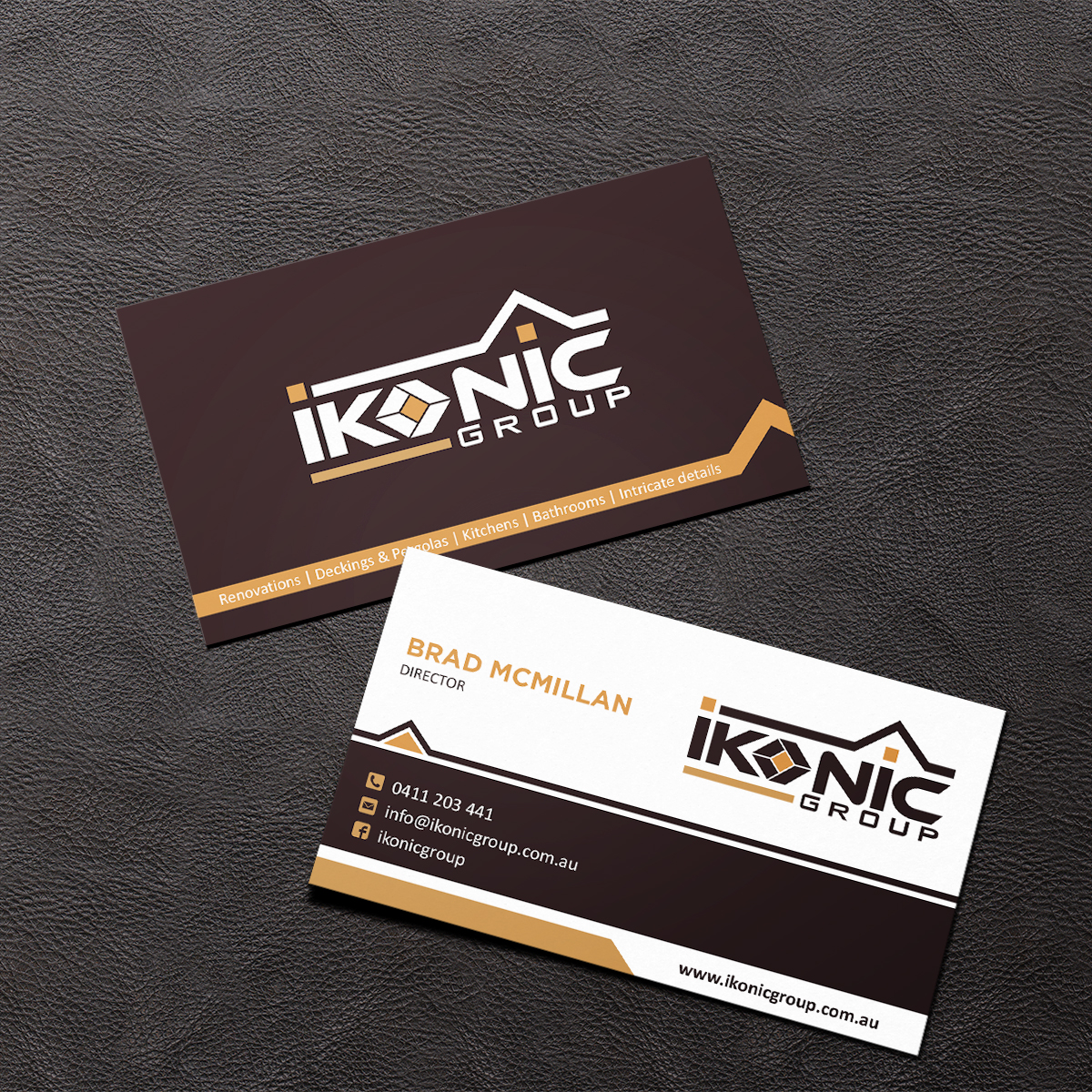 Business Card Design by Grafactory for ikonic group | Design #10919619
