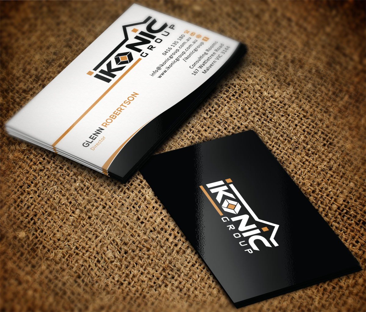 Business Card Design by Grafactory for ikonic group | Design #10988944
