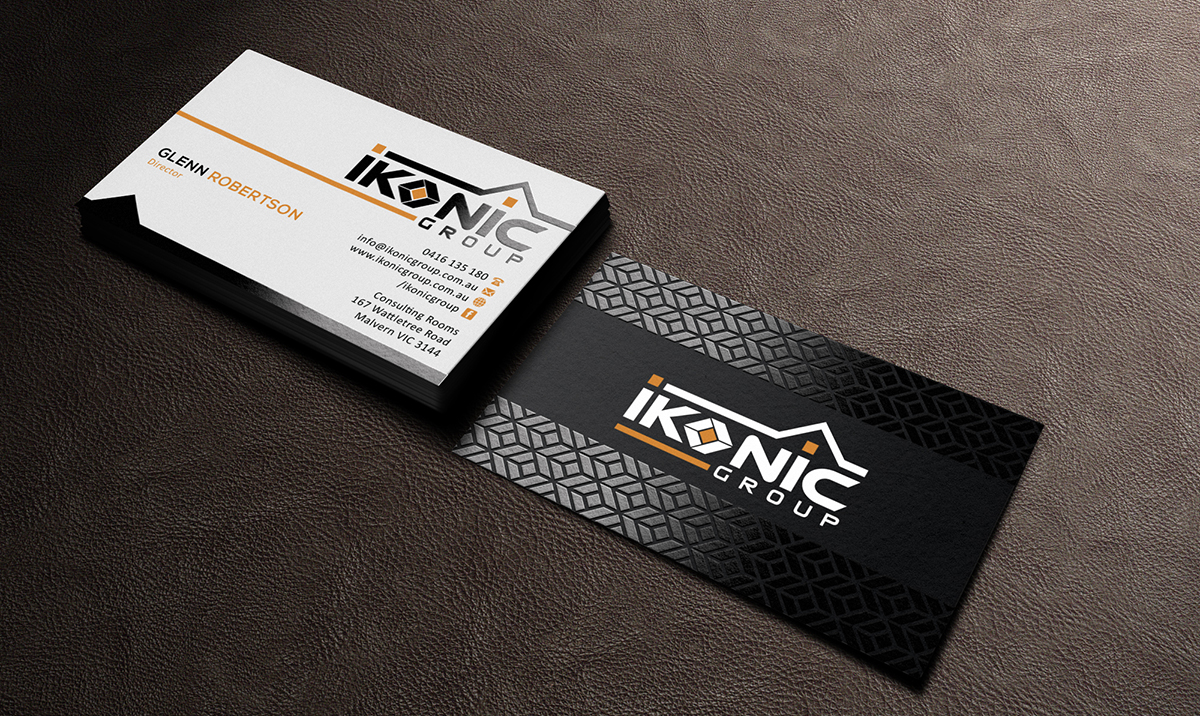 Business Card Design by Grafactory for ikonic group | Design #10988945