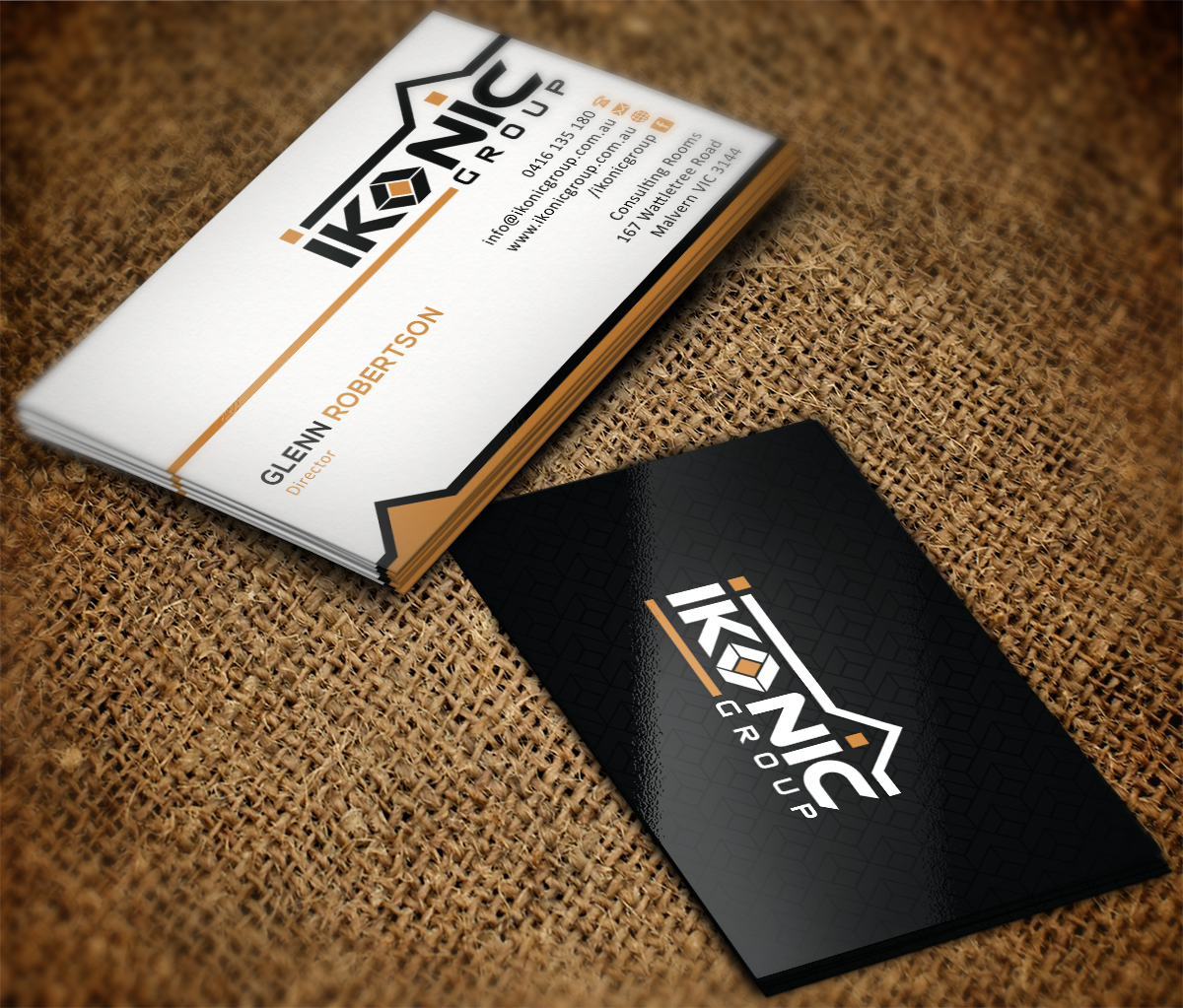 Design de Carte de Visite par Grafactory pour ikonic group | Design #10988947