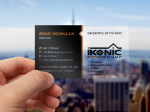 Business Card Design by Grafactory for ikonic group | Design: #10993007