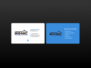 Business Card Design by Creations Box 2015 for ikonic group | Design: #10900442
