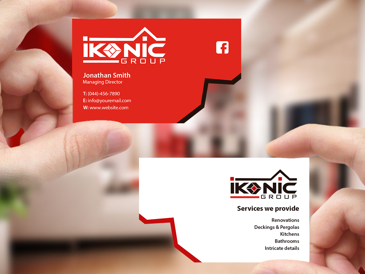 Business Card Design by Creations Box 2015 for ikonic group | Design #10900451