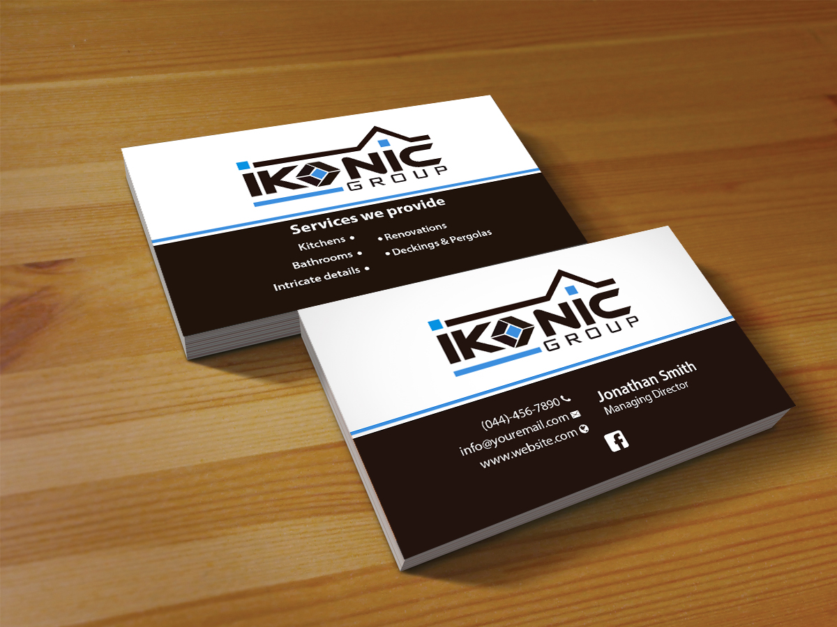 Business Card Design by Creations Box 2015 for ikonic group | Design #10900472