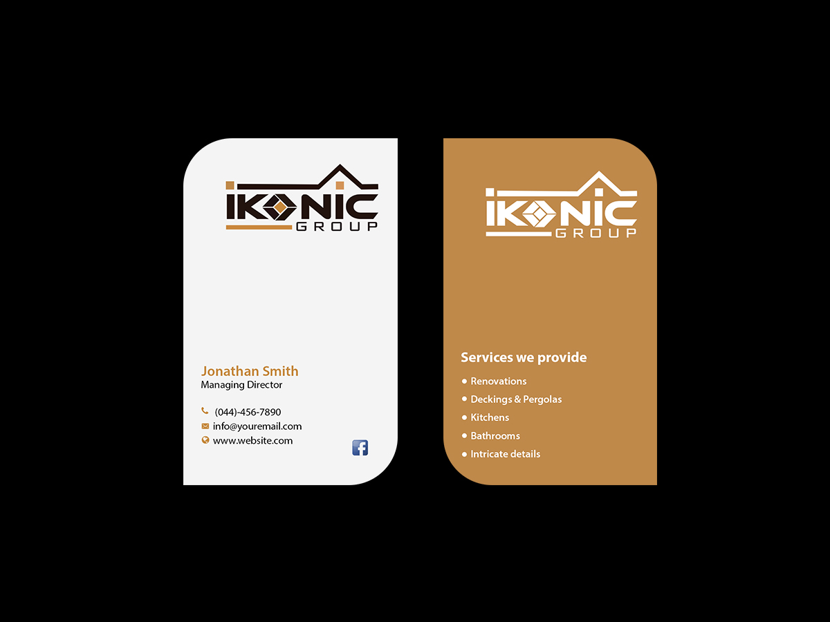 Business Card Design by Creations Box 2015 for ikonic group | Design #10900473
