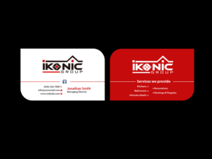 Business Card Design by Creations Box 2015 for ikonic group | Design: #10900477