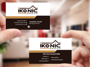 Business Card Design by Creations Box 2015 for ikonic group | Design: #10900481