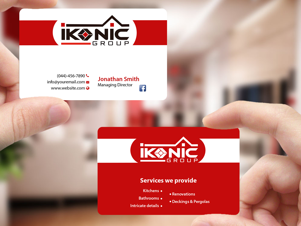 Business Card Design by Creations Box 2015 for ikonic group | Design #10900482