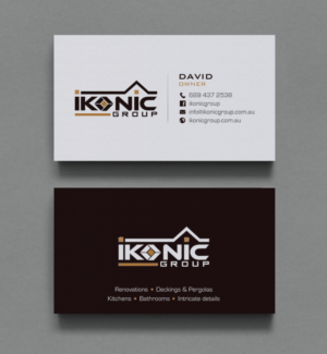 Business Card Design by chandrayaan.creative for ikonic group | Design: #10896750