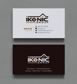 Business Card Design by chandrayaan.creative for ikonic group | Design: #10896752