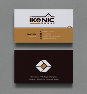 Business Card Design by chandrayaan.creative for ikonic group | Design: #10896815